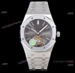 JF Factory Copy Audemars Piguet Royal Oak Tourbillon 26510 Stanless Steel Gray Rhodium Dial Watch 41mm